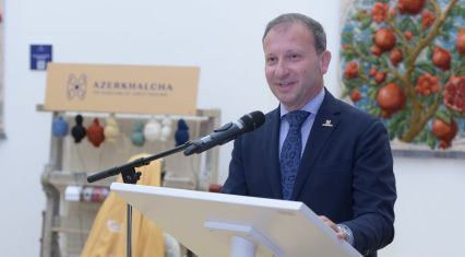 Latif Karimov's 120th anniversary marked in Vienna with special carpet exhibition by Azerkhalcha OJSC [PHOTOS]