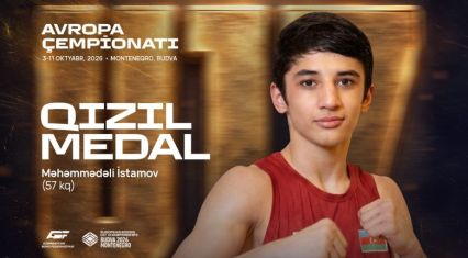Azerbaijani boxer wins gold at U-17 European Championships