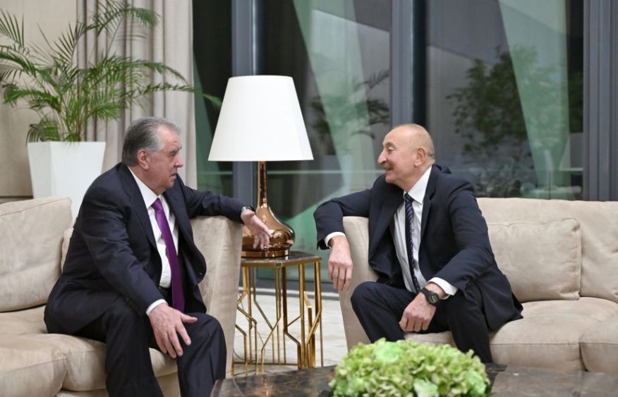 President Ilham Aliyev met with President of Tajikistan