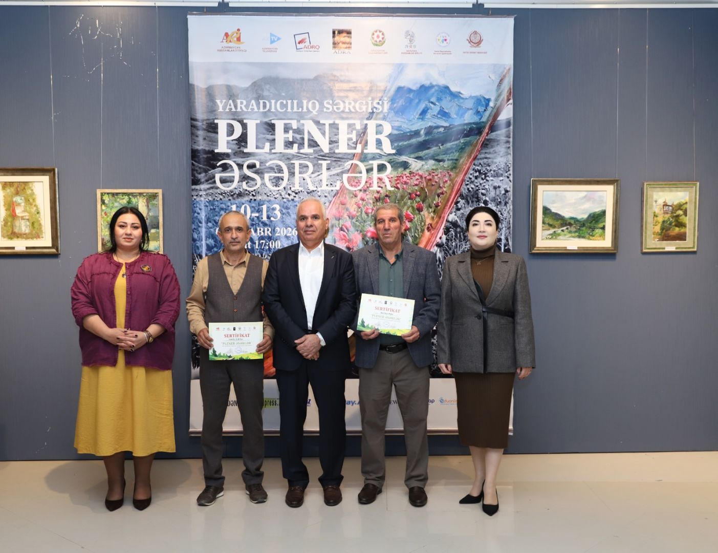 Plein air painting exhibition opens at Khatai Arts Center