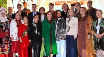 Gulnara Khalilova’s collection in Ankara receives high recognition from TURKSOY and Turkiye’s Ministry of Culture and Tourism [PHOTOS]