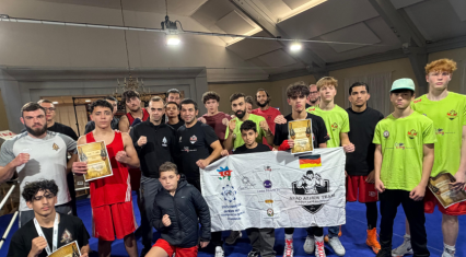 Azerbaijani boxing club members secure two wins at German tournament