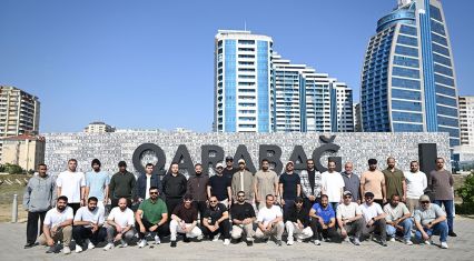 "Falcons Meet – 2026" exercise participants visit Military Trophy Park in Baku [PHOTOS]