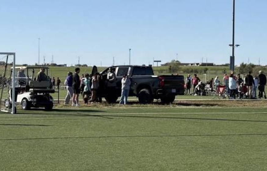 Two killed, including child, after vehicle ploughs into youth football match in Kansas