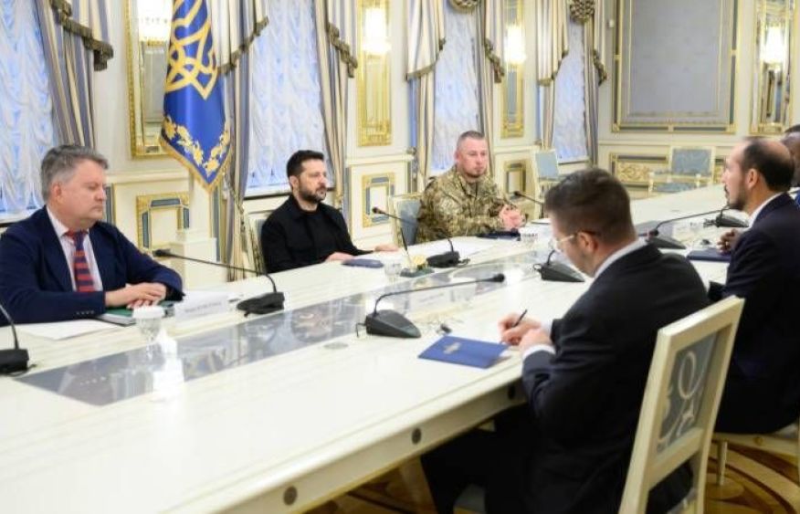 Zelensky met Lockheed Martin team in Kyiv