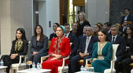Leyla Aliyeva visits National Museum of Turkmen Carpet in Ashgabat [PHOTOS]