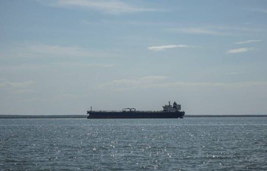 Tanker struck by unknown projectile near Iraq