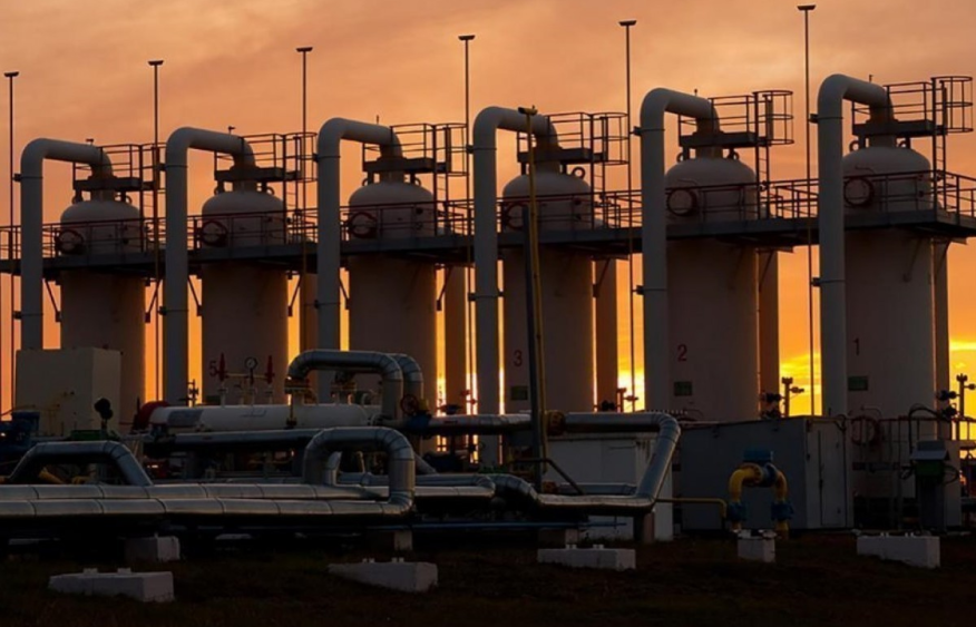 EU gas storage levels below historical average