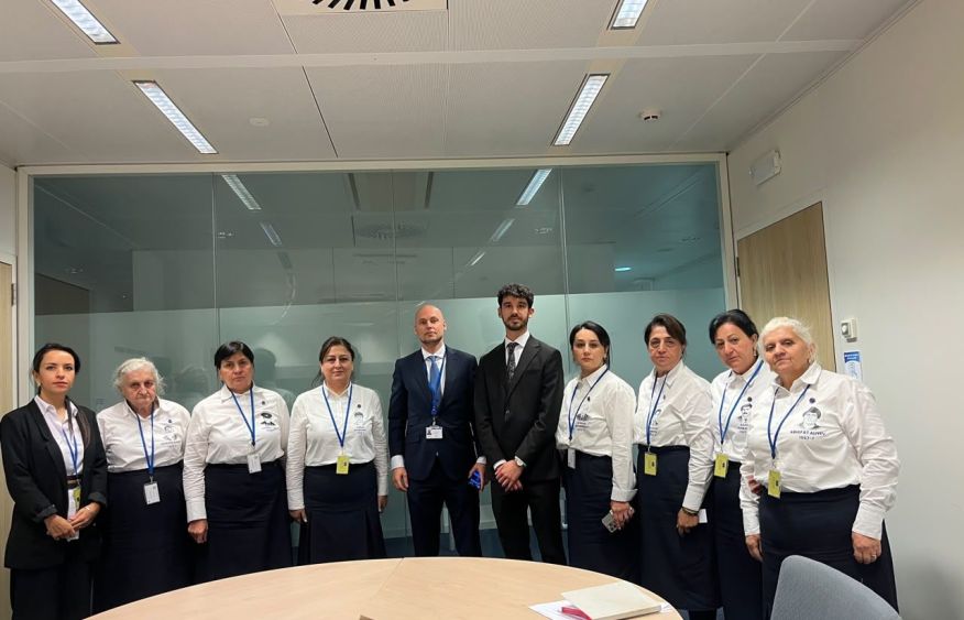 Azerbaijani families of missing persons received at EU headquarters in Brussels for first time [PHOTO]