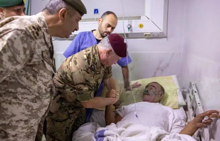 Jordan's King visits church attack victims