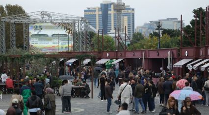 Olive Festival draws crowds in Baku despite rainy weather [PHOTOS]