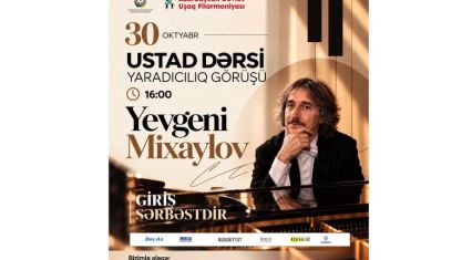 Renowned Russian pianist to give masterclass in Baku