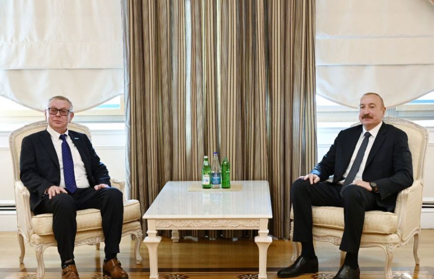 President Ilham Aliyev received UN Office of Counter-Terrorism representative Alexander Zuev