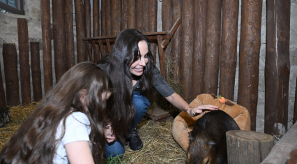 Leyla Aliyeva visits Capybara Azerbaijan farm in Shamakhi [PHOTOS]