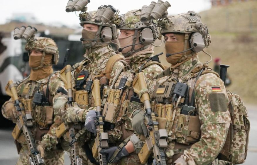 German special forces train for potential military conflict with Russia