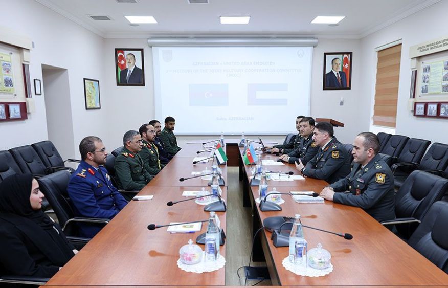 Azerbaijan, UAE hold second Joint Military Cooperation Committee meeting [PHOTOS]