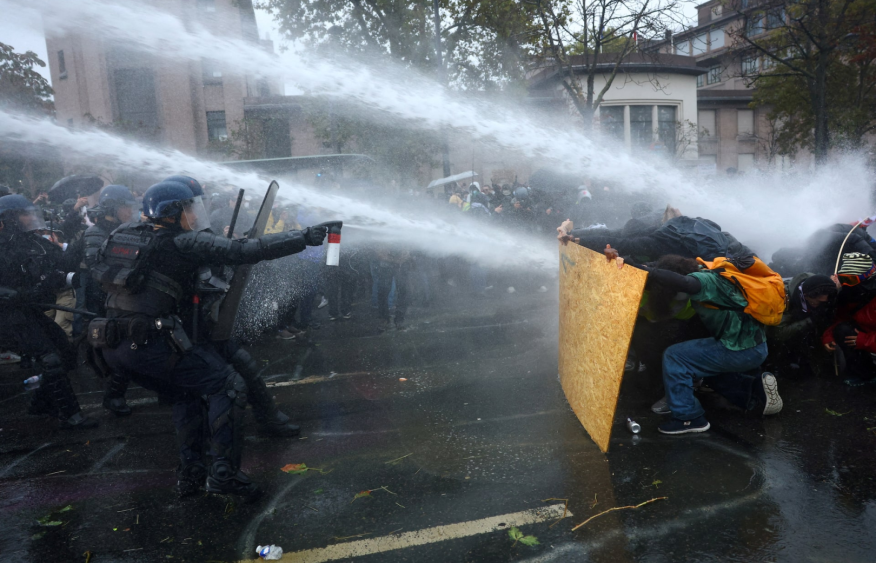 Protests in Europe expose growing generational divide