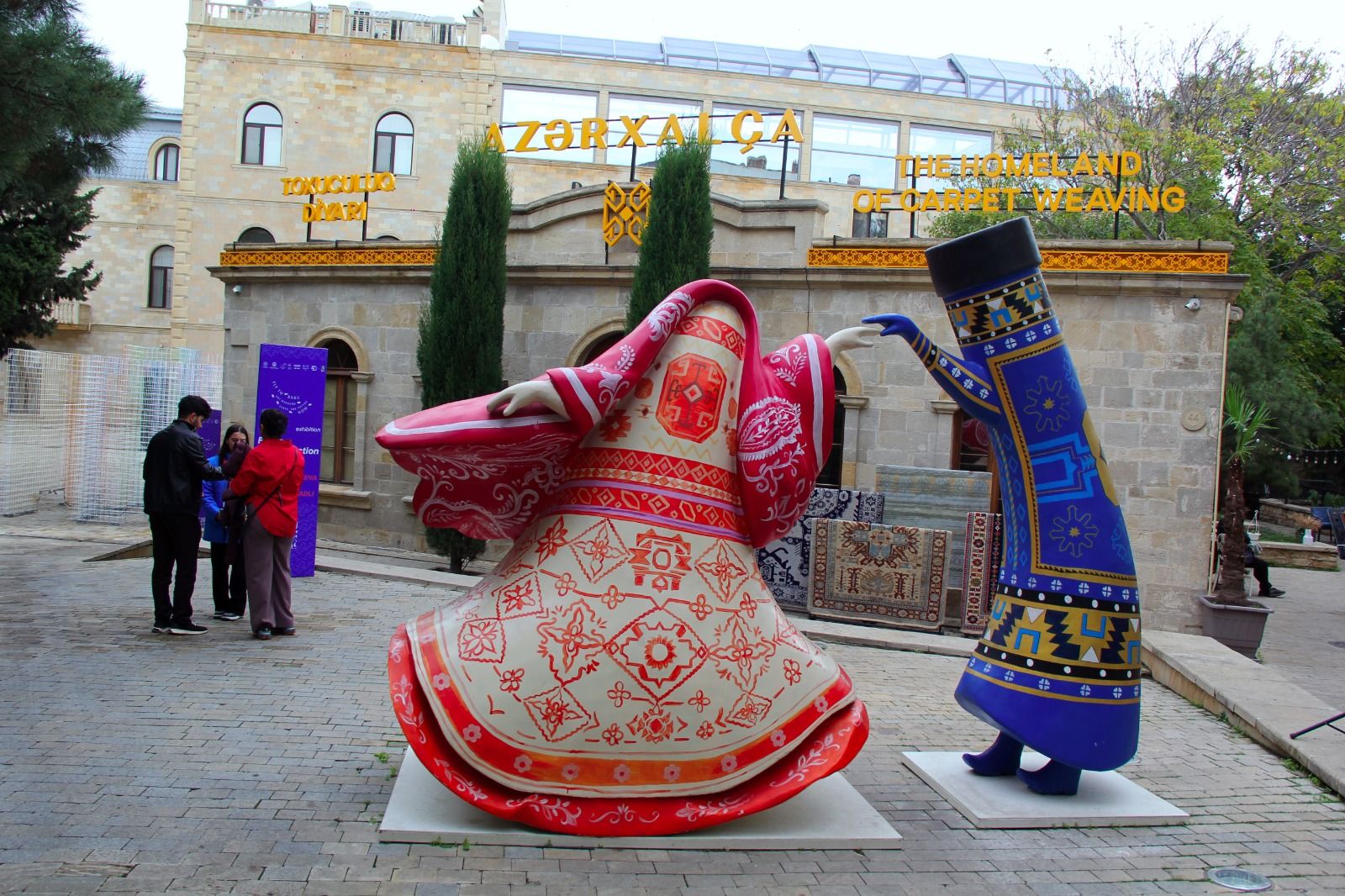 Azerkhalcha unveils contemporary fruit-inspired carpet collection at Baku Art Weekend