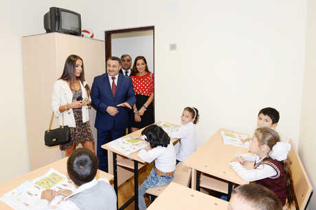 Heydar Aliyev Foundation VP Leyla Aliyeva, Arzu Aliyeva visit
facilities in Baku