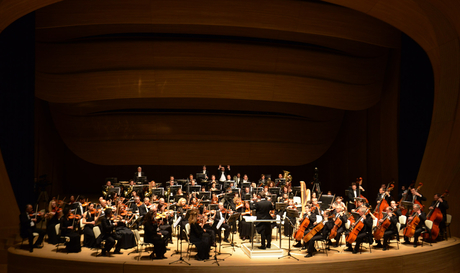Bilkent Symphony Orchestra performs in Baku