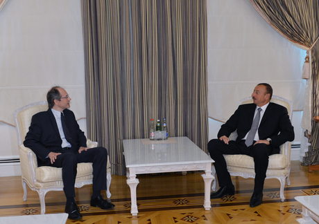 President Aliyev receives outgoing Belgian ambassador