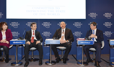 President Aliyev participates in session on “A New Dawn for Central Asia” in Davos