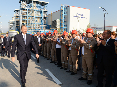 President Aliyev opens facilities in Shirvan (UPDATE)