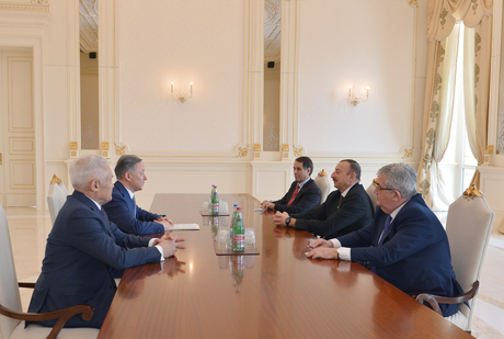 President Aliyev meets chairman of Kazakh parliament's majilis