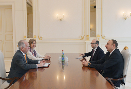 President Aliyev holds several meetings