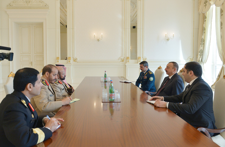 President Aliyev receives Saudi delegation