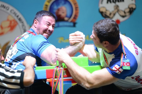 Baku hosts European Armwrestling Championship
