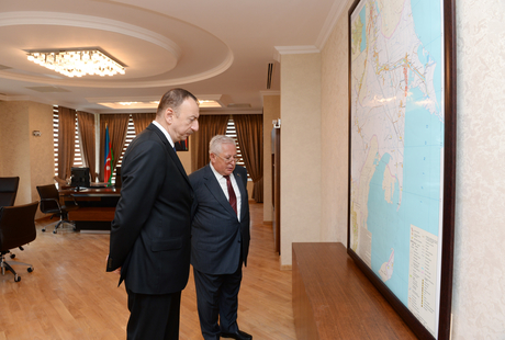 President Aliyev visits facilities in Neftchala