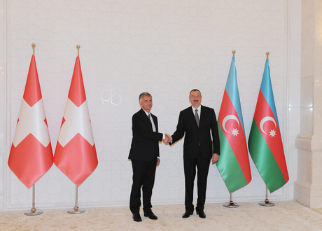 President Aliyev, Swiss president mull co-op