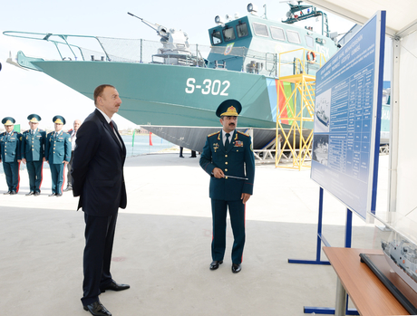 President Aliyev inaugurates new shipyard