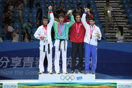 Azerbaijan`s taekwondo fighter claims Olympic crown