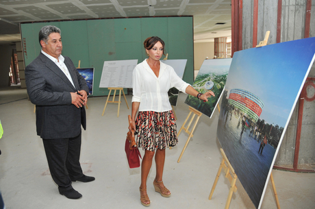 Mehriban Aliyeva inspects First European Games sports facilities