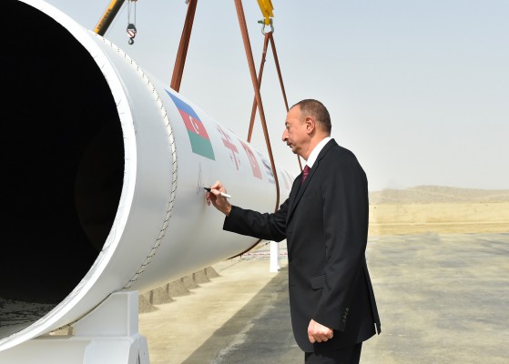 Southern Gas Corridor project solemnly launched in Azerbaijan