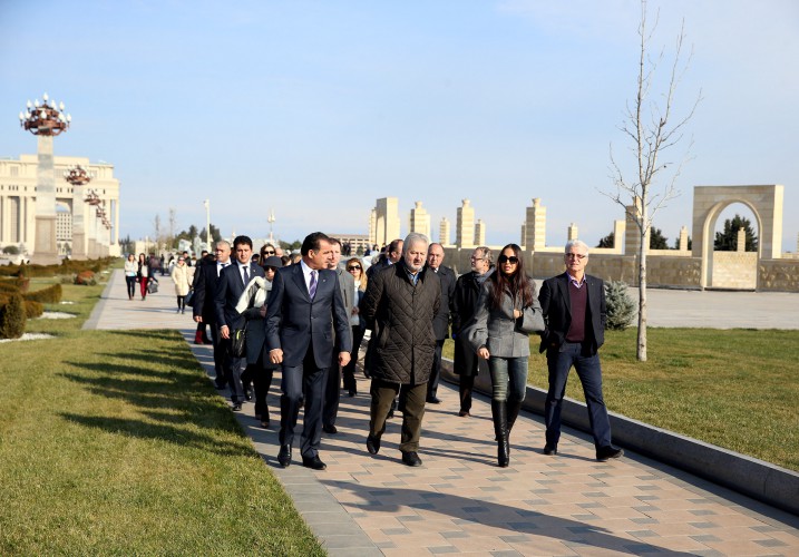 Leyla Aliyeva and Russian guests visit Ganja