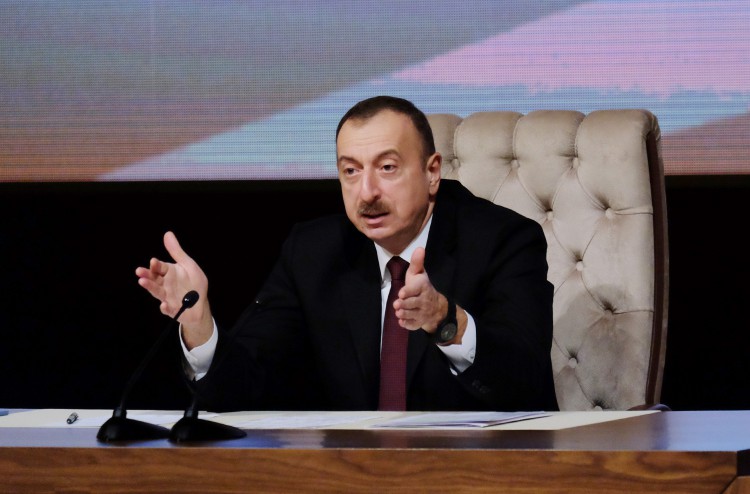 President Aliyev joins conference on state program on socio-economic development