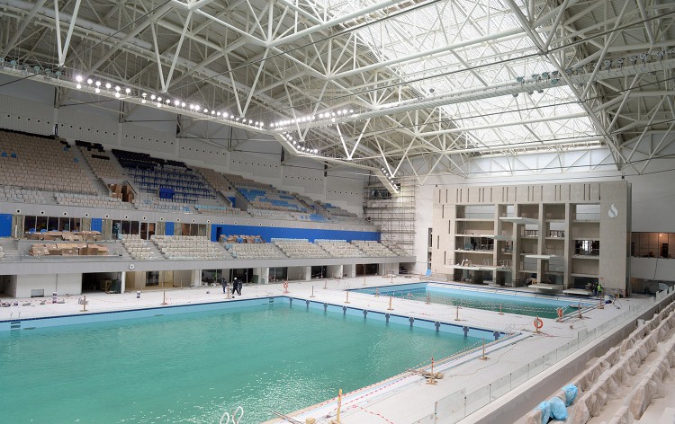 Aquatic Palace meets FINA's standards