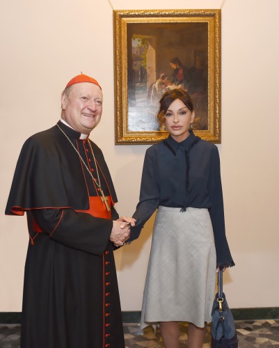 Mehriban Aliyeva meets Vatican's Culture Minister