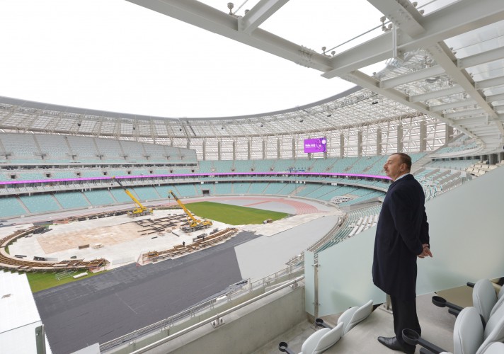 President Aliyev opens Baku Olympic Stadium