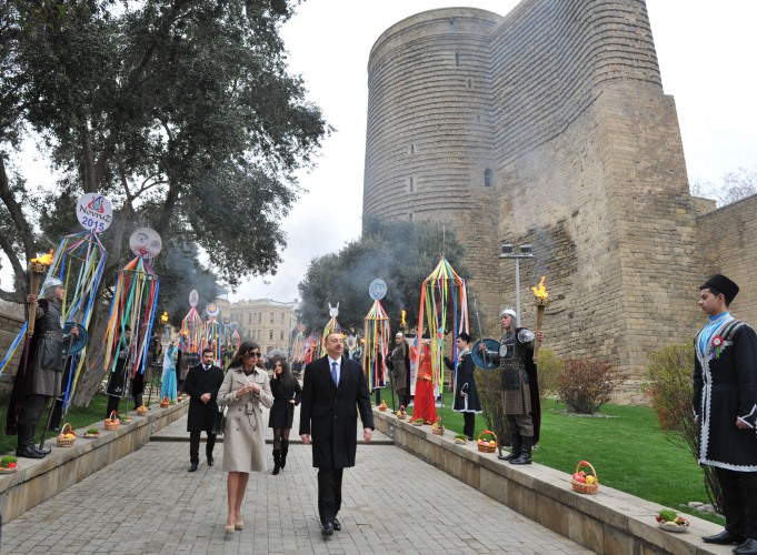 Presidential couple join Novruz festivities
