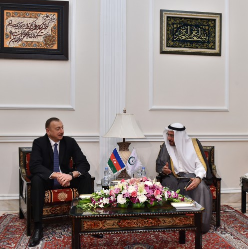 President Aliyev meets OIC Secretary General