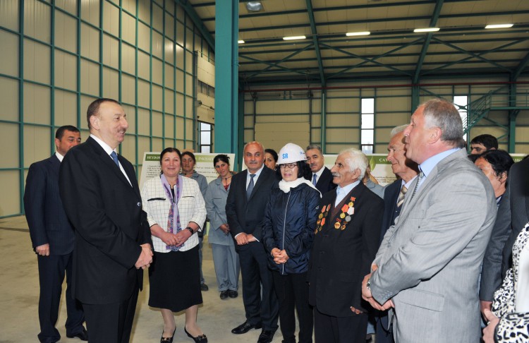 President Aliyev visits Astara, Lankaran