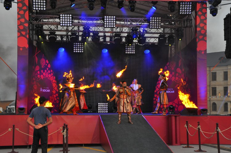 Baku 2015 Flame covers 53 regions