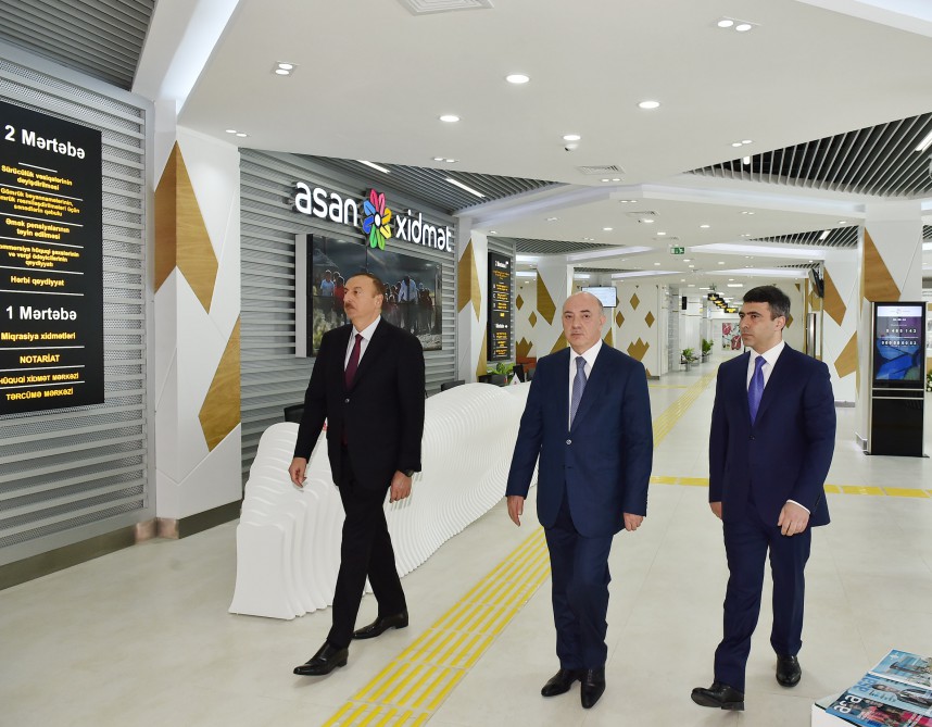 President Aliyev opens next ASAN center in Baku