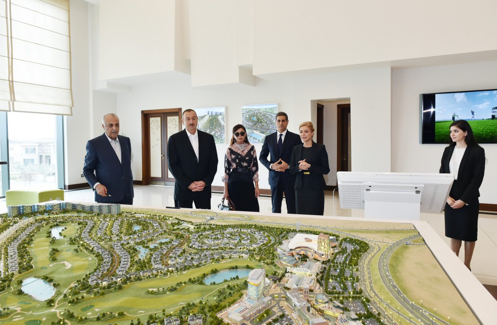 President Aliyev opens SABIS Sun International school complex, Golf Club