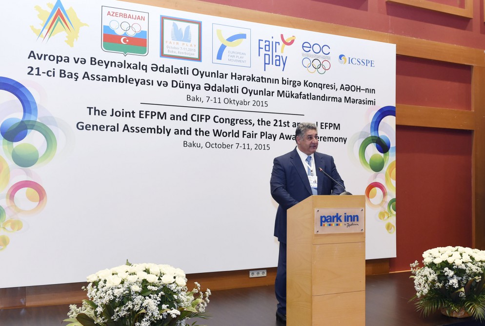 Baku hosts Fair Play joint congress