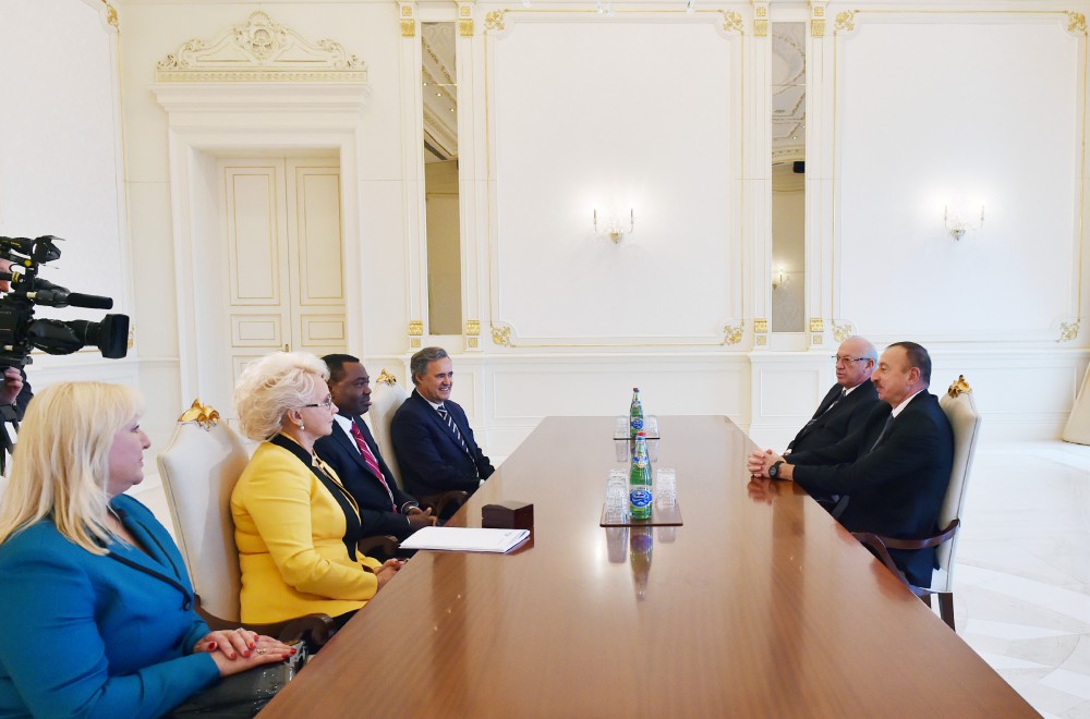 President Aliyev receives heads of ICAOC, IAC